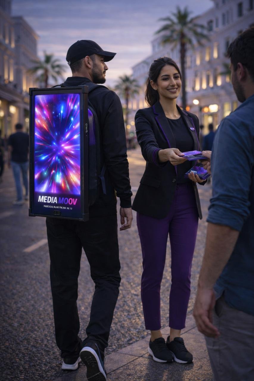 Ambassadeur MEDIA MOOV et distribution promotionnelle